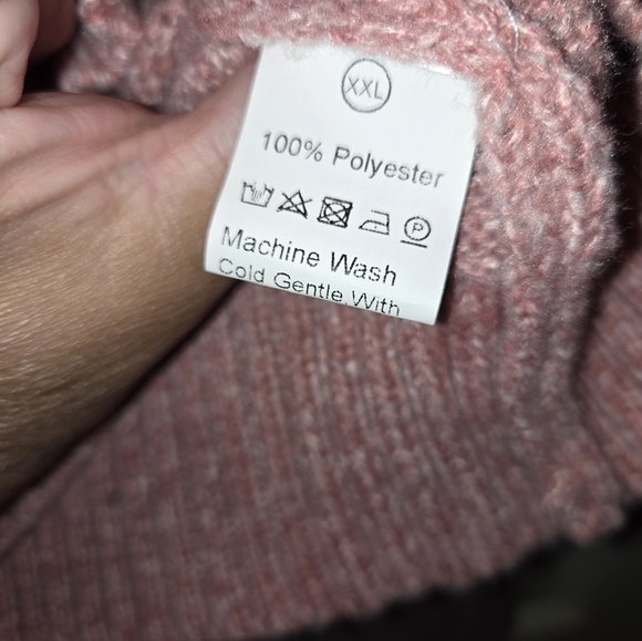 Pink Cat Pattern Sweater - Picture 3 of 3